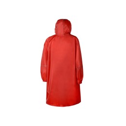 Дождевик - пончо "Galaxy" со светоотражающими элементами, красный