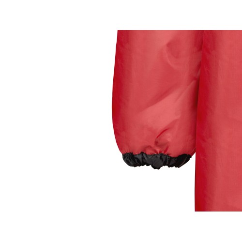 Дождевик «Bi-color» унисекс, красный/черный