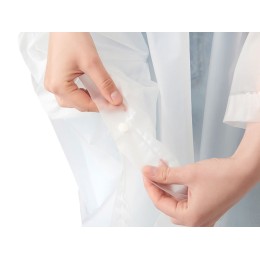 Пончо «Hawaii» c чехлом унисекс, белый