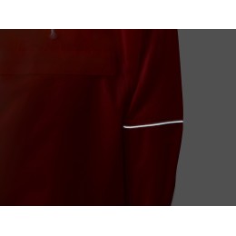 Дождевик - пончо "Galaxy" со светоотражающими элементами, красный