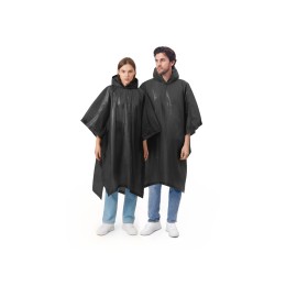 Пончо «Hawaii» c чехлом унисекс, черный