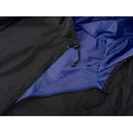 Дождевик «Bi-color» унисекс, синий классический/черный