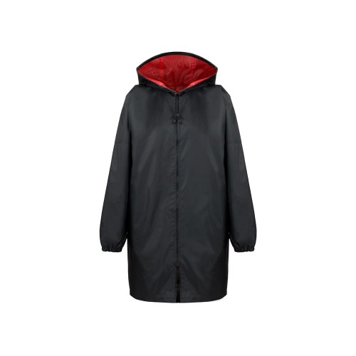 Дождевик «Bi-color» унисекс, красный/черный