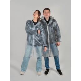 Дождевик "Providence", прозрачный/красный с чехлом