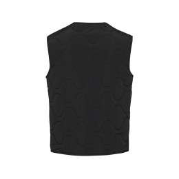 Quartz утепленный жилет унисекс из переработанного материала GRS - сплошной черный