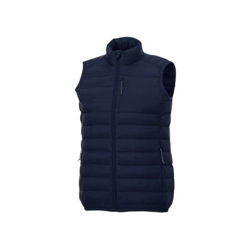 Женский утепленный жилет Pallas  из переработанных материалов по стандарту GRS - Темно - синий