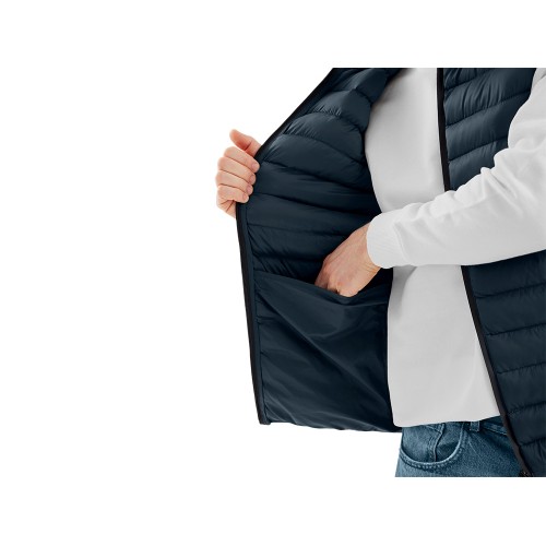 Стеганый жилет "Uniqloud", темно-синий