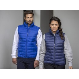 Женский утепленный жилет Pallas  из переработанных материалов по стандарту GRS - Темно - синий