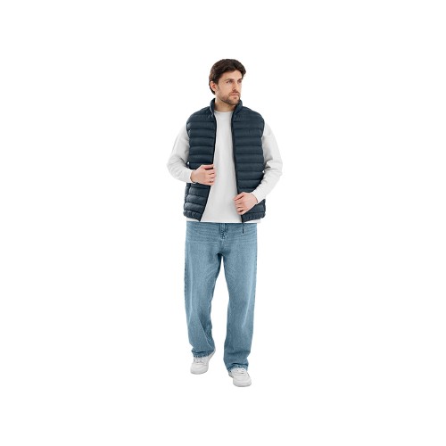 Стеганый жилет "Uniqloud", темно-синий