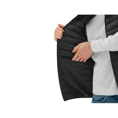 Стеганый жилет "Uniqloud", черный
