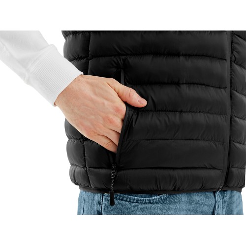 Стеганый жилет "Uniqloud", черный