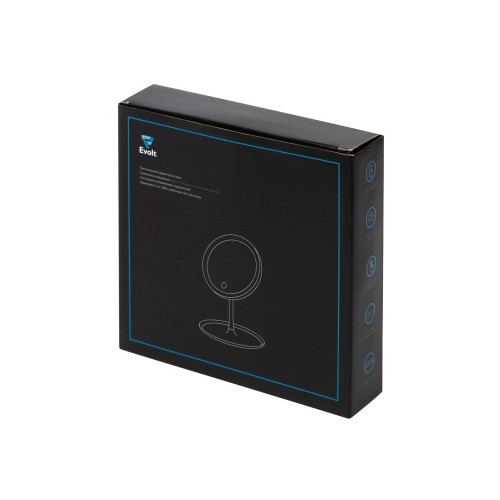 Косметическое зеркало с LED-подсветкой "Beautific", белый