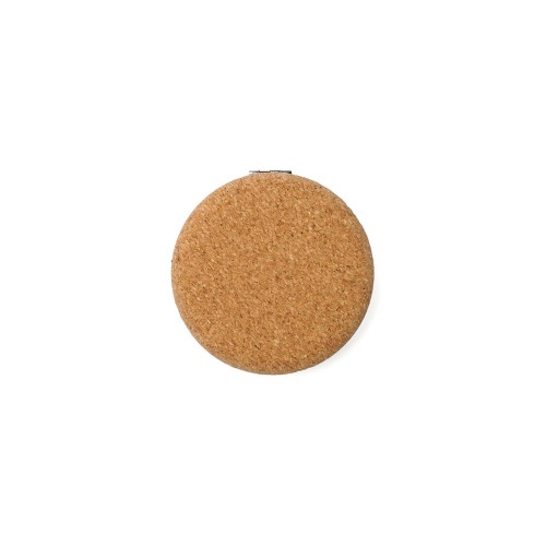 Складное зеркальце BELLE из натуральной пробки и хромированного металла