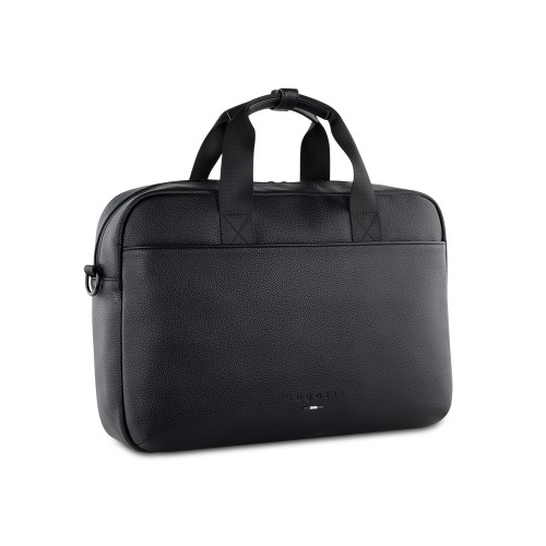 Портфель мужской BUGATTI РИКО | RICO, черный, полиуретан, 40 x 10 x 28,5 см