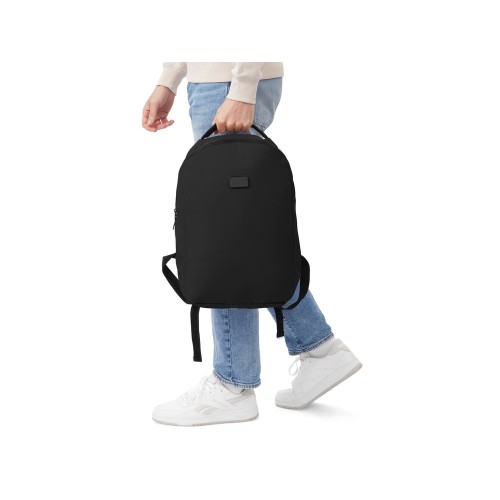 Рюкзак Sofit для ноутбука из экокожи, черный