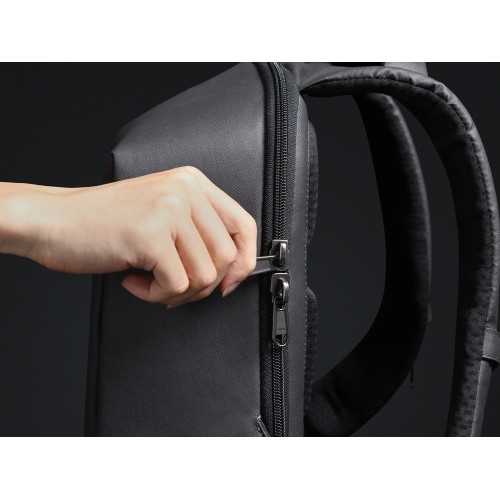 Водостойкий антикражный рюкзак Hipack для ноутбука 15.6", черный