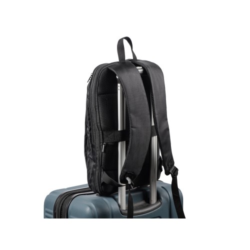 Расширяющийся рюкзак Slimbag для ноутбука 15,6", черный