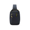Рюкзак TORBER ВОЯЖ на одно плечо, серый, полиэстер 900D, 20х10х30 см, 5 л