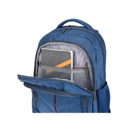 Рюкзак TORBER МЕГАПОЛИС с отделением для ноутбука 15", синий, полиэстер, 46 х 32 x 13 см
