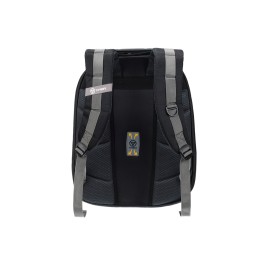 Рюкзак TORBER МЕГАПОЛИС с отделением для ноутбука 15.6", чёрный/серый, полиэстер, 37 х 17 х 45 см