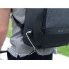 Антикражный рюкзак FlexPackPro для ноутбука 15.6", серый/черный