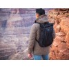 Легкий складывающийся рюкзак-мессенджер "Venturer Eco", черный