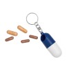 Футляр для мелочей в форме брелка "Capsule", белый/синий