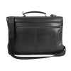 Портфель BUGATTI РОМАНО | ROMANO 15'', чёрный, натуральная воловья кожа, 43х13х32 см