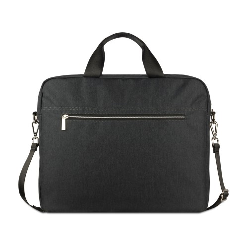 Портфель мужской BUGATTI СЕРА | SERA, антрацитовый, полиэстер, 40х11х34 см, 15 л