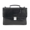 Портфель BUGATTI РОМАНО | ROMANO 15'', чёрный, натуральная воловья кожа, 40х12х30 см
