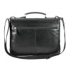 Портфель BUGATTI РОМАНО | ROMANO 15'', чёрный, натуральная воловья кожа, 40х12х30 см