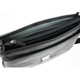 Портфель BUGATTI РОМАНО | ROMANO 15'', чёрный, натуральная воловья кожа, 40х12х30 см