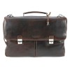 Портфель BUGATTI РОМАНО | ROMANO 15'', коричневый, натуральная воловья кожа, 43х13х32 см
