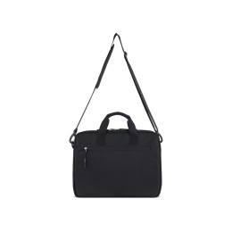 Портфель мужской BUGATTI БЛАНК ОБЛЕГЧЕННАЯ | BLANC DELIGHT, чёрный, нейлон RPET600D/тарпаулин/полиэстер, 40х10х29 см, 10 л