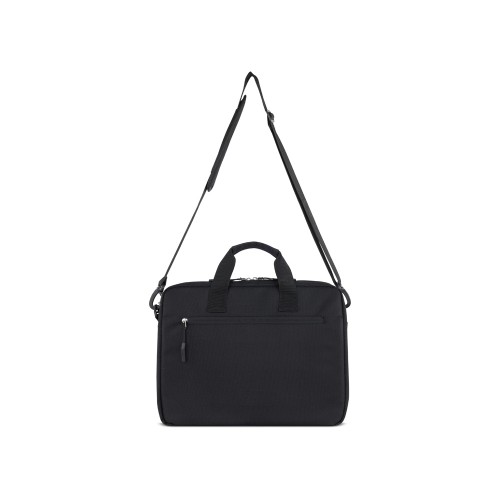 Портфель мужской BUGATTI БЛАНК ОБЛЕГЧЕННАЯ | BLANC DELIGHT, чёрный, нейлон RPET600D/тарпаулин/полиэстер, 40х10х29 см, 10 л