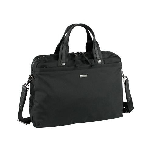 Сумка-портфель BUGATTI ВНЕ ВРЕМЕНИ ДЛЯ МУЖЧИН | CONTRATEMPO MEN, чёрная, нейлон, 38х10х28 см, 9 л