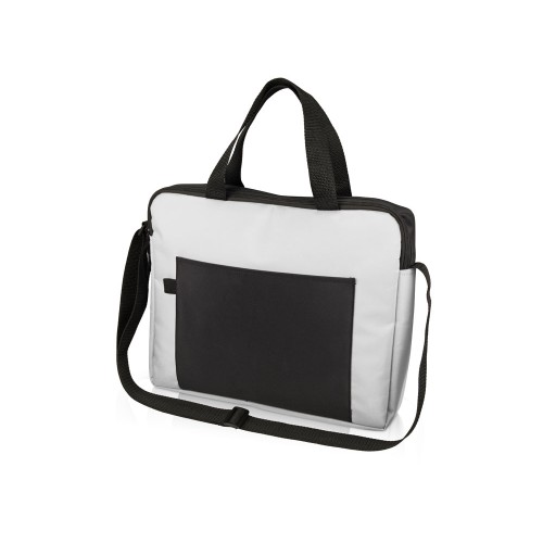 Конференц сумка для документов "Congress", белый/черный (P)