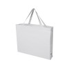 Odessa большая эко-сумка из переработанного хлопка, сертифицированного согласно GRS, плотностью 220 г/м² - Белый