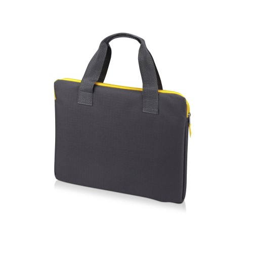 Конференц сумка "Session", серый/желтый