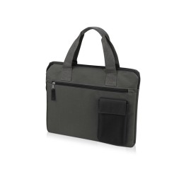 Конференц сумка "Session", серый/черный