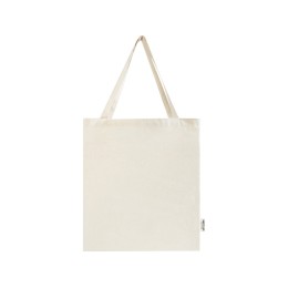 Madras эко- сумка с ластовицей из переработанного хлопка, сертифицированного согласно GRS, плотностью 140 г/м² - Натуральный