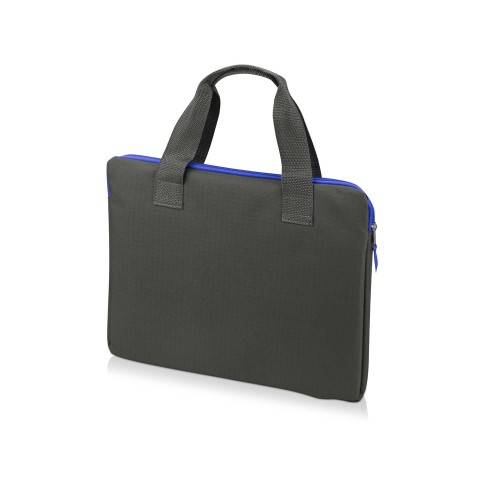 Конференц сумка "Session", серый/синий