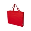 Odessa большая эко-сумка из переработанного хлопка, сертифицированного согласно GRS, плотностью 220 г/м² - Красный