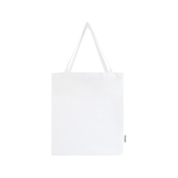 Madras эко- сумка с ластовицей из переработанного хлопка, сертифицированного согласно GRS, плотностью 140 г/м² - Белый