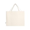 Odessa большая эко-сумка из переработанного хлопка, сертифицированного согласно GRS, плотностью 220 г/м² - Натуральный