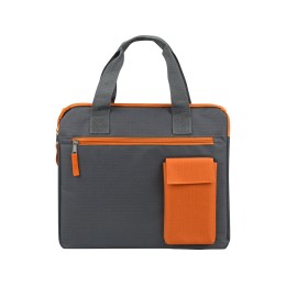 Конференц сумка "Session", серый/оранжевый