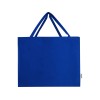 Odessa большая эко-сумка из переработанного хлопка, сертифицированного согласно GRS, плотностью 220 г/м² - Ярко-синий