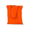Сумка Clip из хлопка 340 г/м2 с застежкой из экокожи, оранжевый