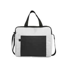 Конференц сумка для документов "Congress", белый/черный (P)