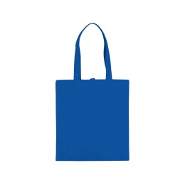 Сумка Clip из хлопка 340 г/м2 с застежкой из экокожи, синий